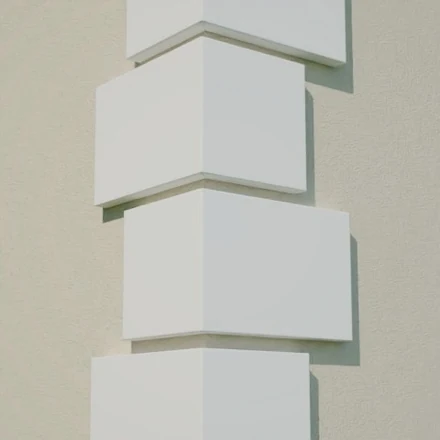 Kocke sa razmakom 2,5 cm, izbliza